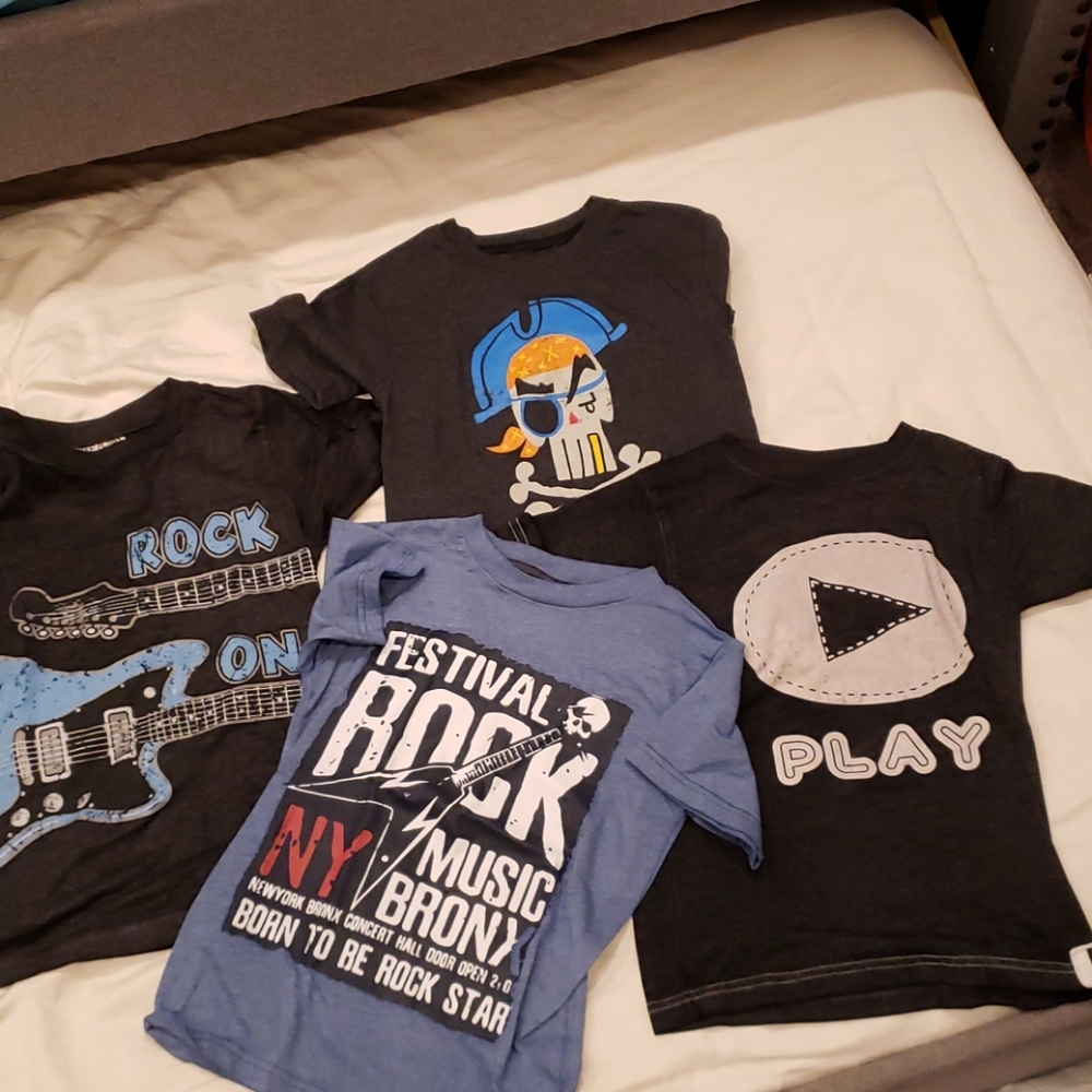 4 t shirts